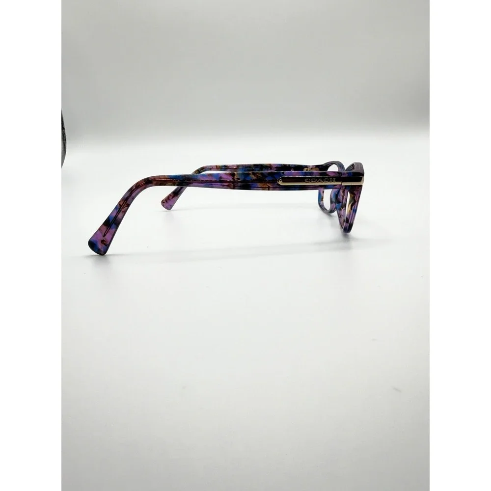 COACH HC 6065 5288 (CONFETTI PURPLE) 51-17-135 Full Rim Eyeglasses Frames Only